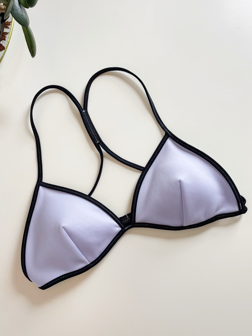Victoria Secret Purple Triangle Bikini Top | Medium